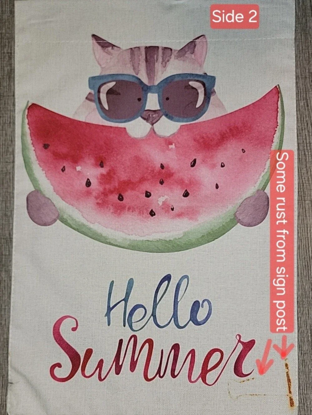Decorative Summer Garden Flag. 